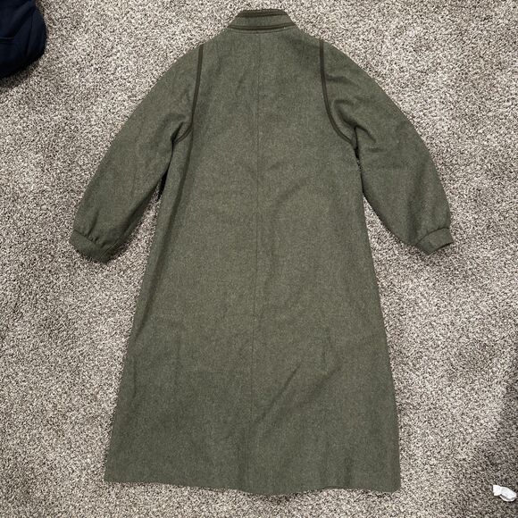 Green Long WOOL Winter JACKET German Hunting Western BAVARIA LODEN JUHASZ - Picture 4 of 11